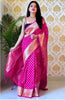 Pure Banarasi Silk Woven Design Saree With Blouse Piece