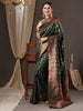 Banarasi silk woven design saree with Blouse Piece